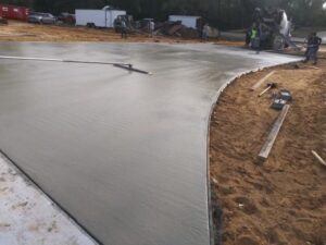 concrete project of a commercial site sheboygan wi
